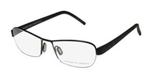 Porsche Design Designer Eyeglasses Frames P8211 D 52x17 Black Made in Italy