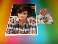 Uschi glass sexy film signed autograph autograph 20x28 photo + postcard