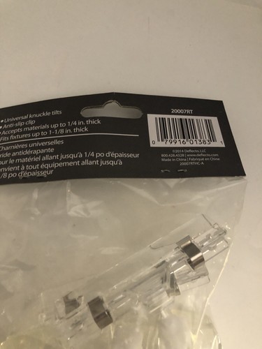 NUOVO Deflecto Clips Grips Etichette VersaGrip Porta Insegna, 3inx4in, Trasparente SPEDIZIONE N 24HR - Foto 10 di 11