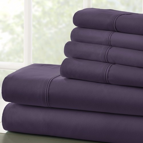 Softest Microfiber 6PC Sheets Set Deep Pocket by Kaycie Gray - Picture 8 of 14