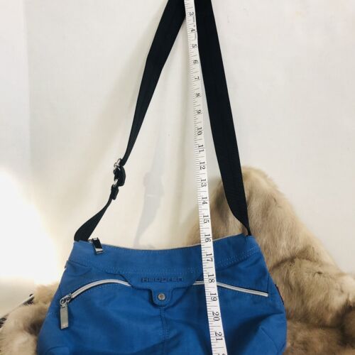 HEDGREN Shoulder Bag Blue Black Silver - Picture 9 of 9