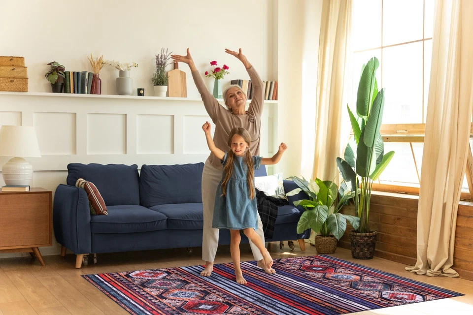 Netline Home Area Rug Large Modern Washable Runner Mat Floor Fluffy Shag Carpet - Image 2 of 4