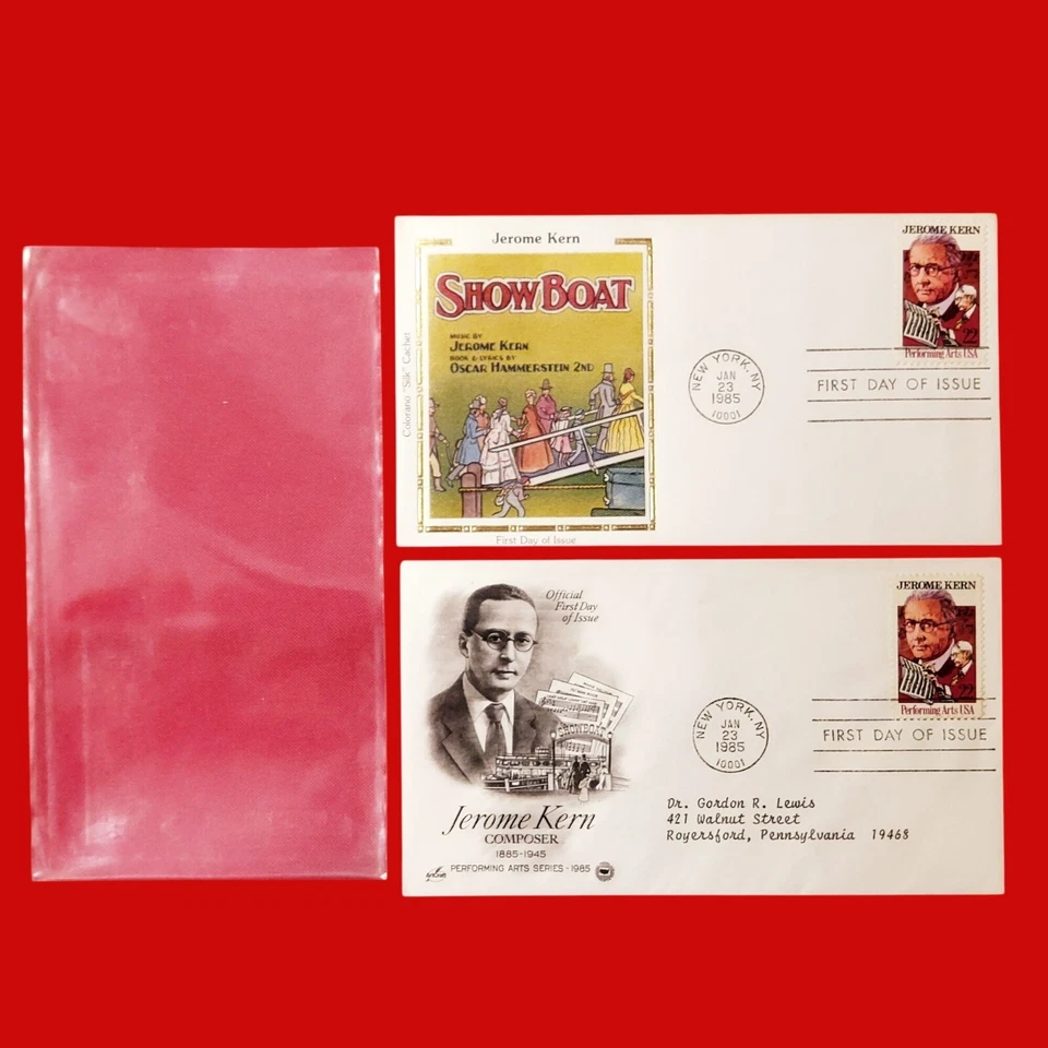 First Day of Issue Jerome Kern Stamp Cache Envelope - Image 3 of 4