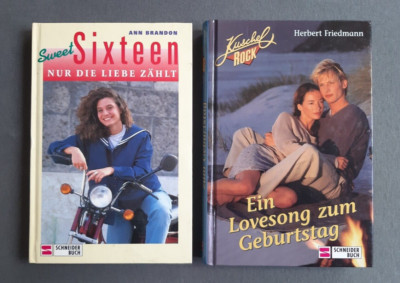 2x SCHNEIDER BUCH  -  Liebesromane Jugend  -  Herbert Friedmann / Ann Brandon
