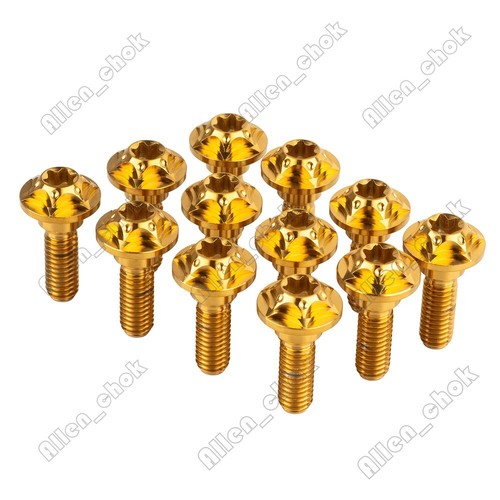 12PCS For Suzuki Front Brake Disc Rotors Mounting Bolts Screws GSXR600 08-2017 - Picture 2 of 3