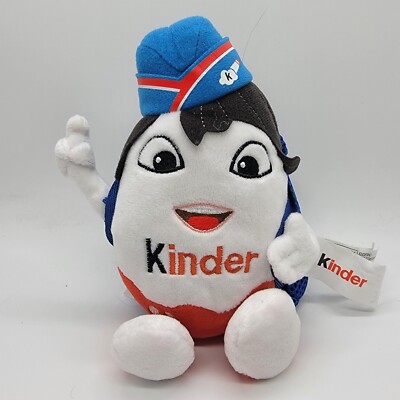 Kinder Surprise Egg Mascot Stewardess Backpack Let s Play Kids Heart Plush Doll