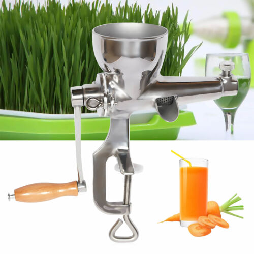 Stainless Steel Manual Wheatgrass Juicer Fruit Vegetable Juicer Hand Extractor?? - Afbeelding 1 van 18