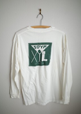 Vintage 1985 S.O.Y.P Socks Outside Your Pants Long Sleeve Hiking T-Shirt EUC