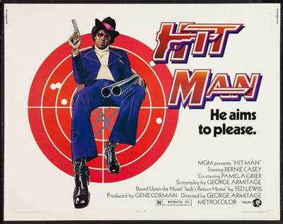 HIT MAN Movie POSTER 22x28 Half Sheet Bernie Casey Pam Grier Lisa Moore Bhetty
