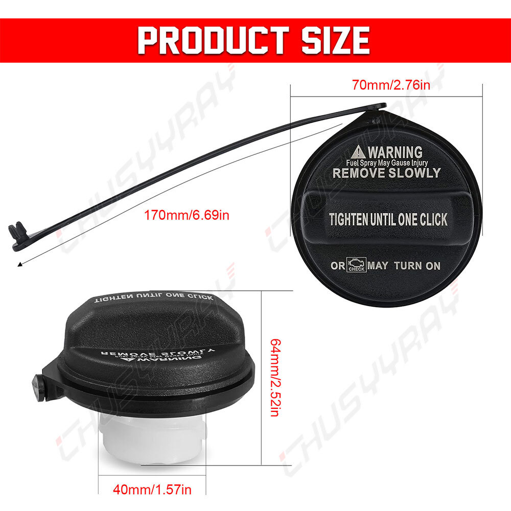 Genuine OEM Gas Cap For Hyundai Sonata Elantra Azera Santa Fe Veloster 2006-2017 6 thumbnail image