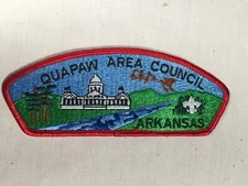 Quapaw Area Council Plastic Back BSA CSP Patch