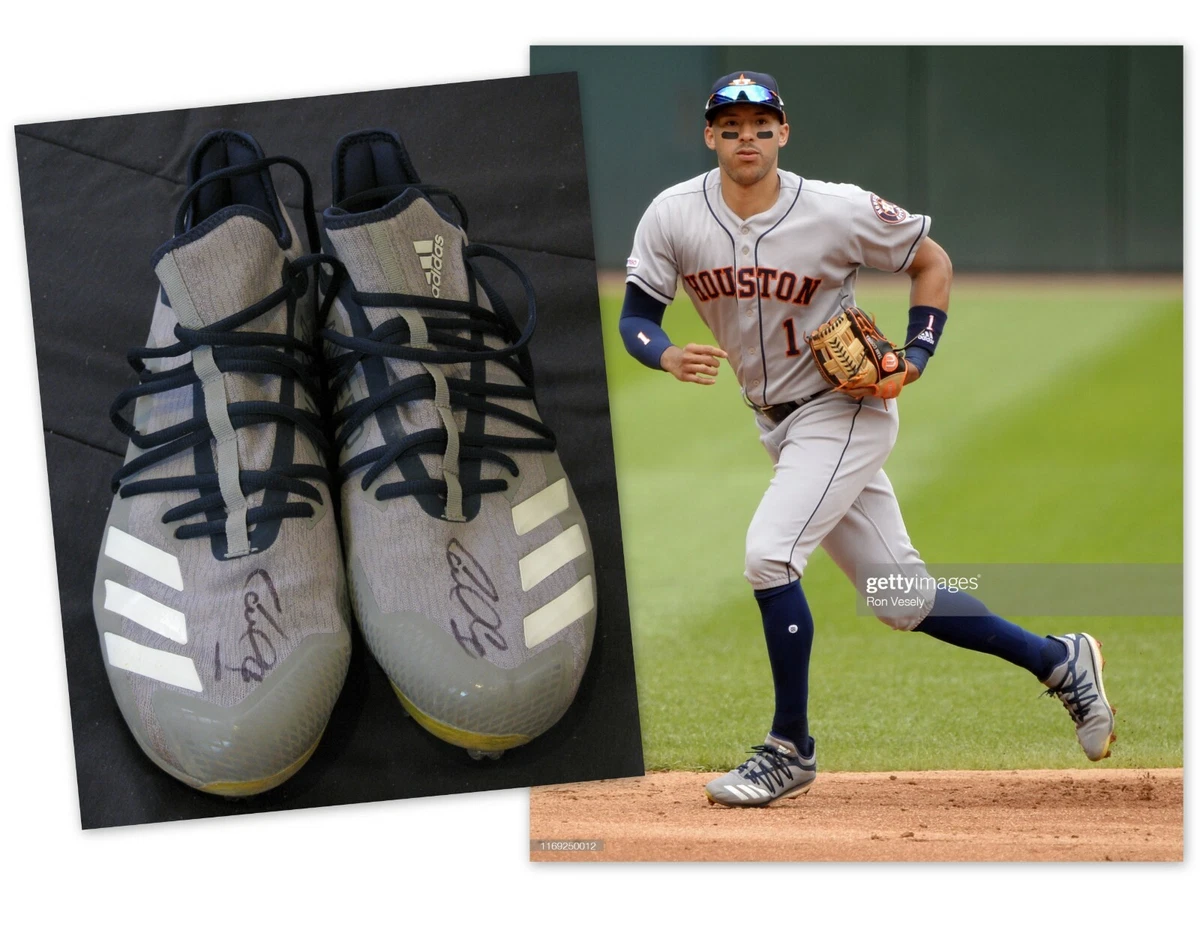 Carlos Correa Game Used Autographed Signed Adidas Custom Cleats COA eBay