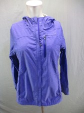 Paradox Size S Womens Blue Full Zip Stand Collar Zip Pocket Rain Jacket 764
