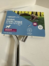 18  Steel Tie Out Stake Heavy Duty-Medium Dogs up to 60lbs