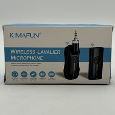 Kimafun G120 Black Headset Handheld Wireless Lavalier Microphone System