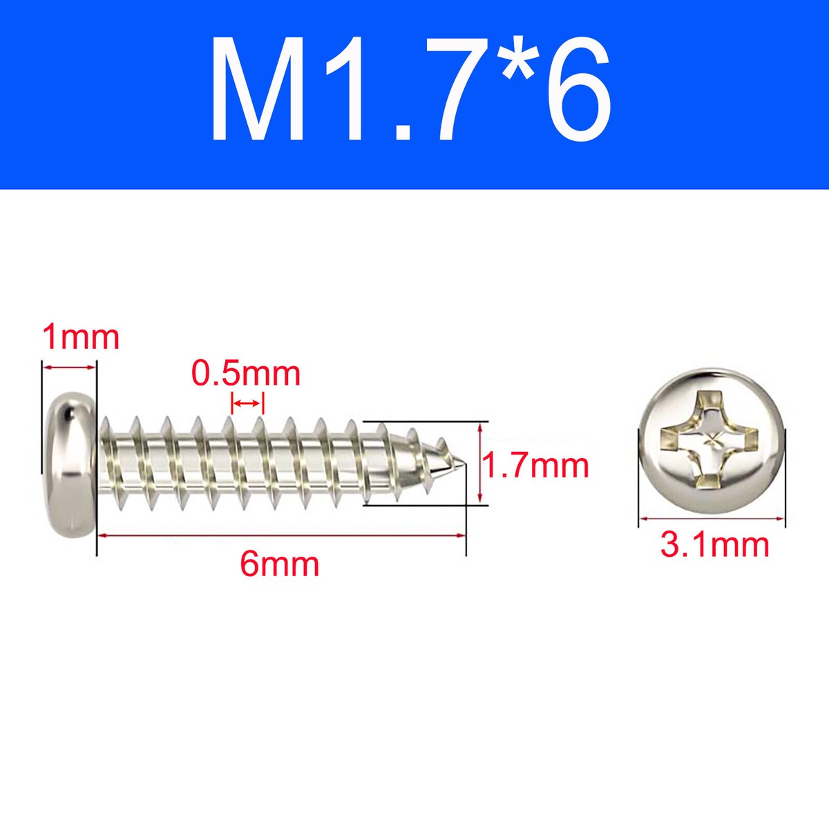 Oppaページ Self Tapping Pan Head Screws 1 2 3 Gauge Pan Head Pozi BZP Tappers