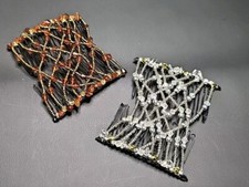 Magic Hair Combs Vintage Bead Stretchy Magic Clips Ponytails Buns Set of 2