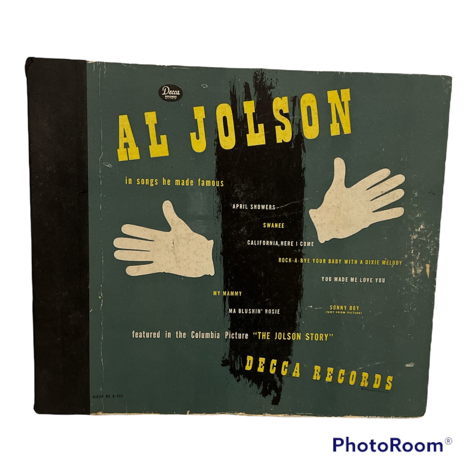 al jolson set The Songs He Made Famous Four Shellac . In Case. Decca Records