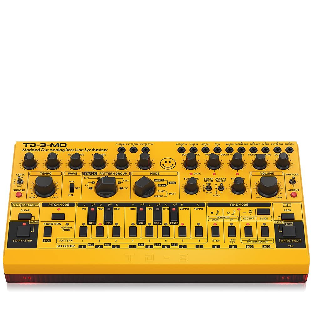 BEHRINGER TD-3-MO-AM Modded Out model analog bassline synthesizer