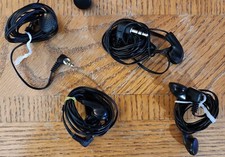 Set Of Four 4 Generic Black In Ear Headphones Ear Buds Free Shipping Buy It Now 