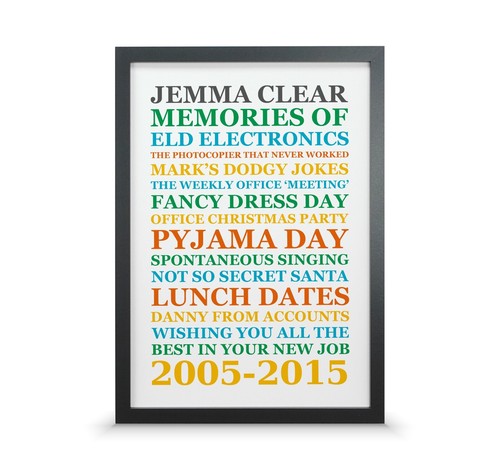Colleague leaving gift | Personalised retirement present | Leaving work memories - Picture 11 of 34