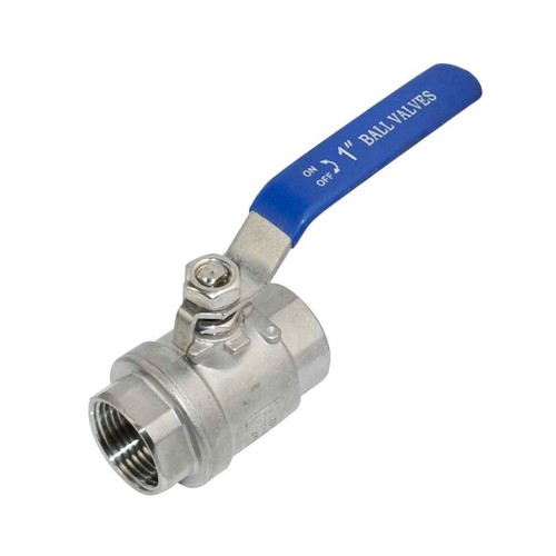 Ball Valve 1" inch NPT Female Thread 2-Piece type Stainless Steel 316 oil - Picture 3 of 4