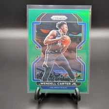 2021-22 Prizm WENDELL CARTER JR. #160 Base GREEN HOLO PRIZM SP Orlando Magic