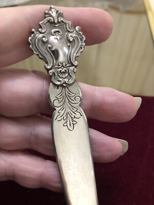 【Gorham】 アールヌーボー レターオープナー / レターナイフ【純銀】 ANTIQUE ART NOUVEAU STERLING SILVER LETTER OPENER / PAPER KNIFE