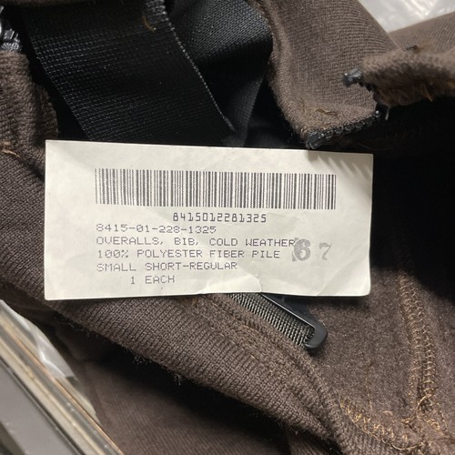 U.S. Cold Gear 8415-01-228-1325 Cold Weather Military Bibs Small – Short/Regular - Picture 9 of 11