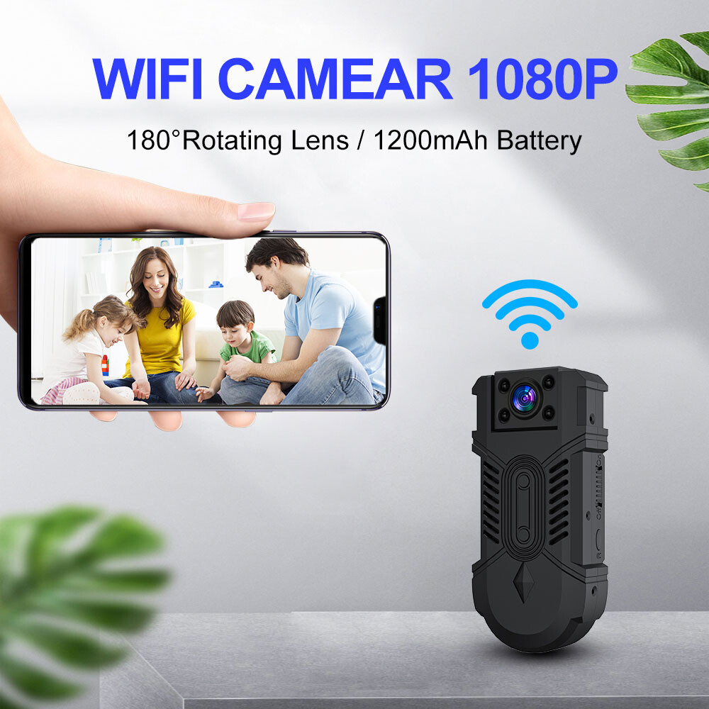 4K WIFI Police Body Camera Night Vision Law Enforcement Mini Body Worn