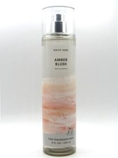BATH  BODY WORKS AMBER BLUSH FRAGRANCE MIST BODY SPRAY 8 FL OZ