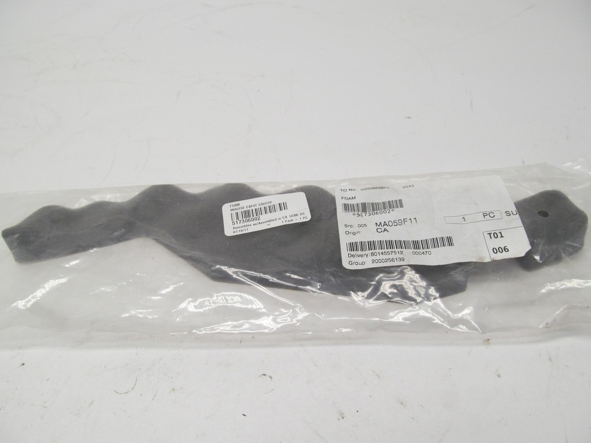 SKI DOO SNOWMOBILE BELLY PAN FOAM 517306002 NEW | eBay