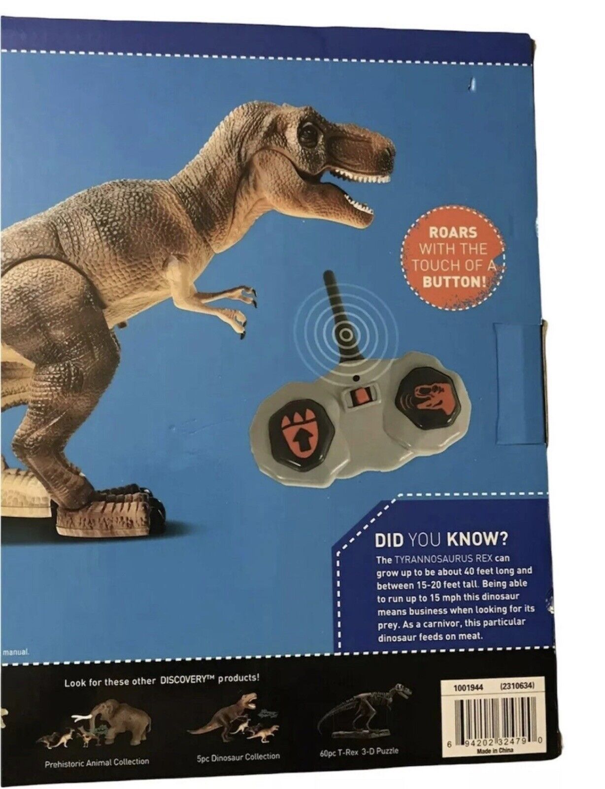 Discovery Kids Radio Controlled T-Rex Dinosaur Action Figure Brown