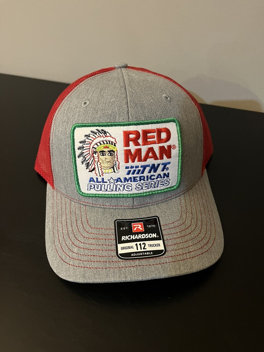 Red Man TNT Pulling Series Chewing Tobacco Trucker Hat 