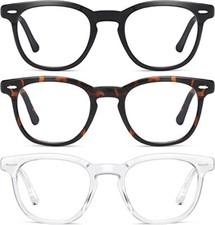 Reading Glasses for Women/Men - Blue Light Blocking Glasses Filter Glare  2.5x 
