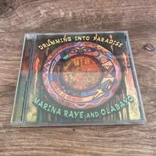 Marina Raye & Olabayo Drumming Paradise CD Native American Flute Nigeria Drums