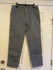 Eastern Mountain Sports Cargo Pants Womens 10 Green J-1