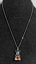 Swarovski Crystal Disney Mickey Mouse Robo Pendent  Necklace NEW