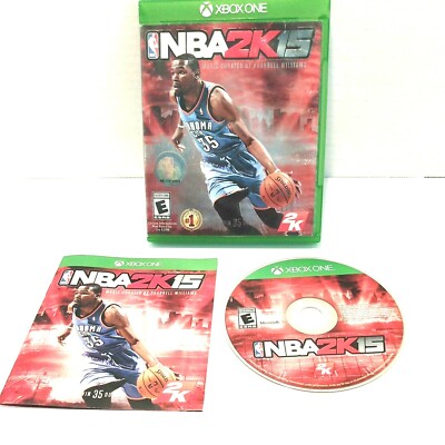 NBA 2K15 Xbox One 2015 Basketball Game CIB - Complete with Manual