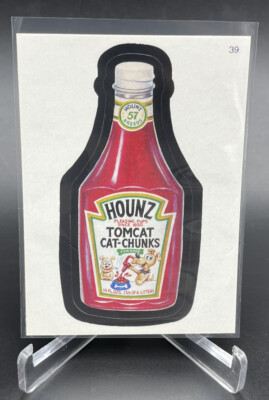 2006 Topps Wacky Packages Series 3 Hounz Tomcat Cat-Chunks #39 Sticker Card