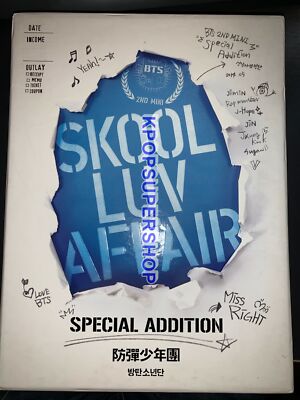 BTS 2nd Album Skool Luv Affair Special Edition CD Great Original