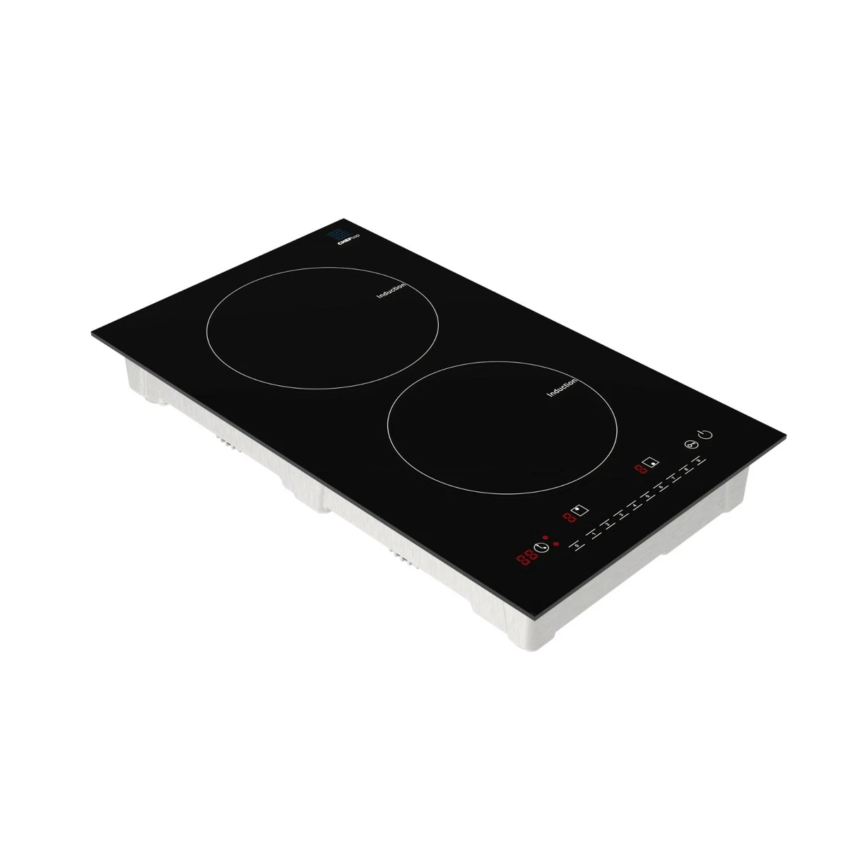 LCD Portable Double Induction Cooktop 1800W Digital Electric