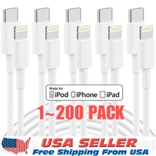Fast Charger Cable Type USB C PD  Cord to For iPhone 14 13 12 11 Pro Max XR lot