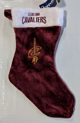 Cleveland Cavaliers Christmas Stocking Holiday 17'' Team Logo Solid Full Color