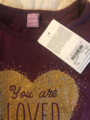 Dopodopo Mädchen langarmshirt Gr.110. Neu!