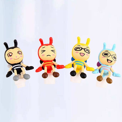 4szt 3,5mm Anti-Dust Stop Cartoon Mixed Wzór Wtyczka słuchawkowa - Zdjęcie 2 z 12
