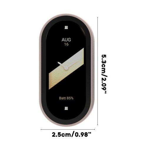 Do Mi-Band 8 PC Ochrona ekranu Hartowana folia + obudowa All-inclusive Bumper-Shell - Zdjęcie 8 z 11