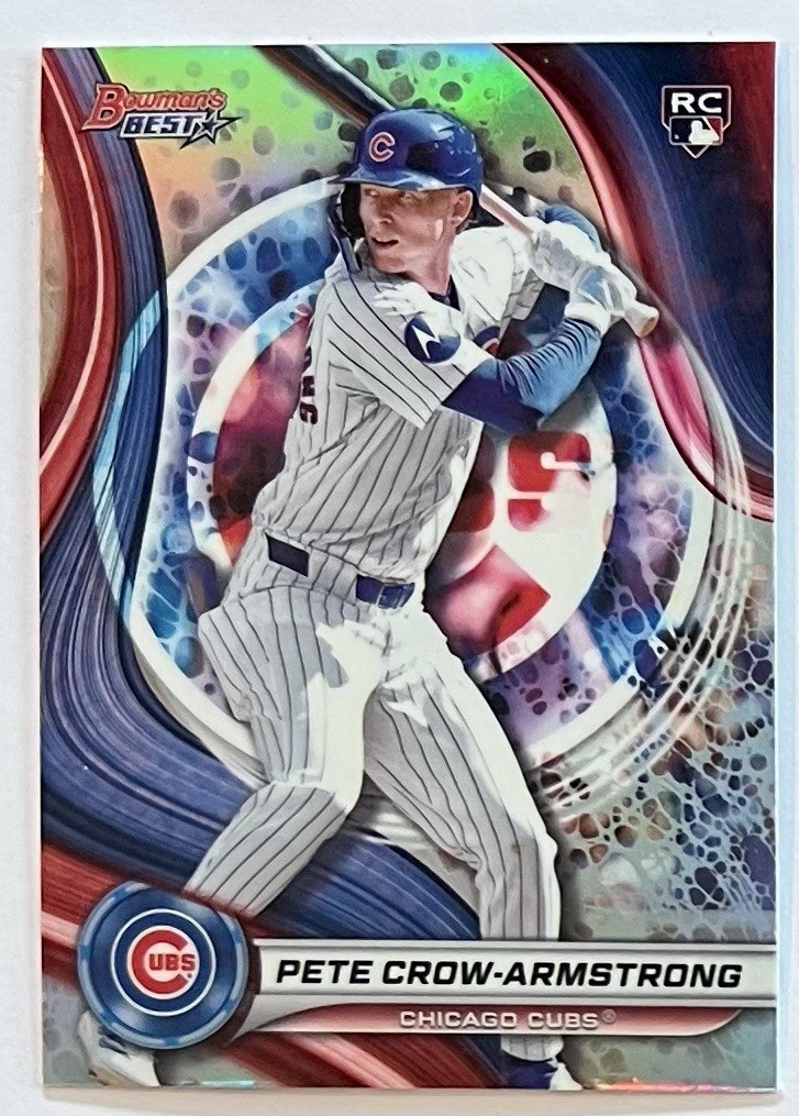 2024 Bowman's Best - Pete Crow-Armstrong #17 Refractor (RC) Chicago Cubs