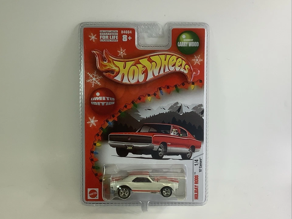 Juego completo de 4 camaro Hot Wheels Larry Wood Holiday Rods '67 Foto 4 de 4