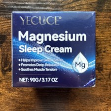 Magnesium Cream 3.17oz-Promotes Sleep, Soothes Sore Muscles, Relieves Leg Cramps